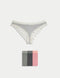 4pk Modal & Lace Brazillian Knickers